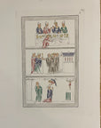 1842 J. Strutt THOMAS BECKET POPE ETC. Engraving Antiquities of England