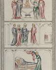 1842 J. Strutt BAPTISMAL CEREMONY ETC. HC Engraving Antiquities of England