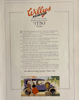 1916 Willys Knight Limousine Print Ad - Willys-Overland Co. Toledo Ohio