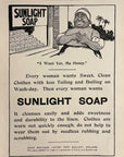 1906 Sunlight Soap Original Print Ad - Lever Brothers Vintage Ad