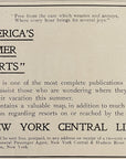 1903 New York Central Railroad Antique Print Ad America's Summer Resorts
