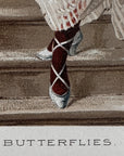 1889 "Butterflies" Chromolithograph Print | Magazine Illustration