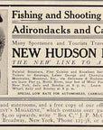 1908 Delaware & Hudson D&H Railroad Print Ad New Hudson Line Lake George Albany