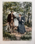 1895 "The Last Catch Of The Season" Chromolithograph Print | Magazine Illustration