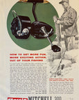 1963 Garcia Mitchell 300 Fishing Reel - Trout Rods Spinning Reels NY Print Ad