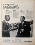 1965 A. O. Smith Railroad Shippers Print Ad Vintage Tractors Railcar J P Newell