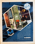 1969 Miner Railway Equipment Vintage Print Ad, Railroad Progress