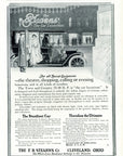1910 Stearns 30-60 Town & Country Vintage Car Print Ad Shopping Cleveland OH