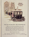 1912 Baker Electrics Print Ad Church Cathedral Fashion Cleveland OH