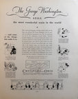 1934 Chesapeake & Ohio Railway C&O George Washington Train Railroad Print Ad
