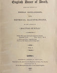1815 Rowlandson THE BATTLE English Dance Of Death HC Aquatint Etching