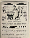 1906 Sunlight Soap Original Print Ad - Antique Laundry Soap Advertisement