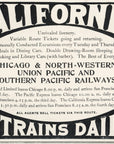 1902 Chicago & North Western Railway Railroad Print Ad C&NW RR Union Pacific