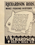 1936 Richardson Fishing Rods Print Ad - Richardson Rod & Reel Co Chicago IL