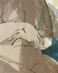 SEATED FIGURE Robert Alan Smith ORIGINAL Artist Signed Serigraph c 1960 Ltd. Ed.