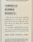 1904 New York Central Railroad Print Ad Railway America's Summer Resorts