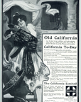 1906 Santa Fe Railway Print Ad Old California Gay Caballeros Lovely Senoritas