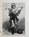 1892 The Bird Charmer From The Painting By Daux Antique Wood Engraving