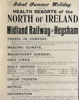 1906 Midland Railway and Heysham Print Ad GNR Health Resorts Summer Holiday