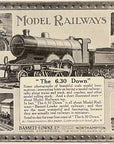1912 Bassett-Lowke Model Railways RR Print Ad Scale Model Railway The 6.30 Down