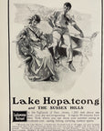 1905 Lackawanna Railroad Print Ad Pocono Mountains Man Woman Golf Pennsylvania