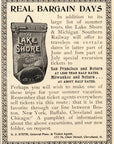 1897 Lake Shore & Michigan Southern Railway Railroad Print Ad San Francisco