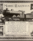 1912 Bassett-Lowke Model Railways Railroad Print Ad Scale Model Railway Train Ad