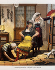 1886 "Inspiration From The Sole" Chromolithograph Print | Magazine Illustration