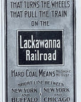 1905 Lackawanna Railroad Antique Print Ad Short Line Hard Coal Train Travel Ad