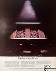 1966 GATX Photo Print Ad - Railway Transportation Carts, Railroad