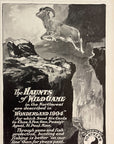 1904 Northern Pacific Railway Railroad Print Ad North Coast Ltd Mountain Goat