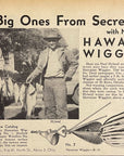 1948 Fred Arbogast Hawaiian Wigglers No. 2 Akron Ohio Print Ad El Reno Oklahoma