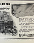 1904 Railway Commercial Cabinet and File Co. Railroad Print Ad Steel Door Rocker