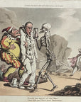 1815 Rowlandson THE PANTOMIME English Dance Of Death HC Aquatint Etching