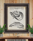 1959 Cowboy Hat Patent Print - Cowboy Hat Design Blueprint at Adirondack Retro