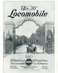 1909 Locomobile Model 30 & 40 Vintage Car Print Ad Gate Entrance Bridgeport CT