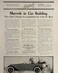 1916 Mitchell-Lewis Motors Vintage Car Print Ad Marvels Mitchell Six