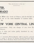 1903 New York Central Railroad Print Ad Denver Colorado Joaquin Miller