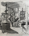1893 The Atelier Of Etienne Leroux Antique Magazine Wood Engraving