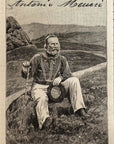1893 Garibaldi At Caprera Antique Magazine Wood Engraving