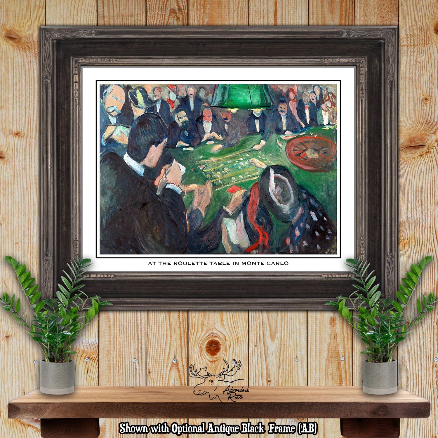 a painting of people playing a game of poker