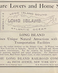 1904 Long Island Railroad Print Ad New York City Nature Lovers and Home Seekers