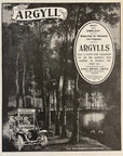 1906 Argyle British Car Vintage Print Ad The Ash Trees Haeckart Argyll Motors