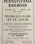 1904 Pennsylvania Railroad Print Ad World's Fair St. Louis MO St Louis Limited