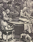 1822 THE STAGES OF CRUELTY (Set of 4) Authentic Hogarth Heath Ed. Antique Prints