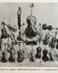 1893 Collection Of Cremona Instruments V.S. Fletchter Antique Wood Engraving