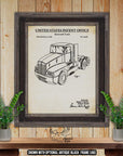 Semi Truck Patent Print - 1987 Semi Truck Invention - Semi Truck Poster at Adirondack Retro
