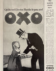 1912 OXO Meat Concentrate Original Print Ad Doctor Medicine Little Girl