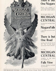 1903 Michigan Central Railroad Print Ad Niagara Falls Route Illustrated Advert