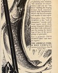 1937 True Temper Fishing Rods Print Ad - American Fork & Hoe Company Geneva Ohio